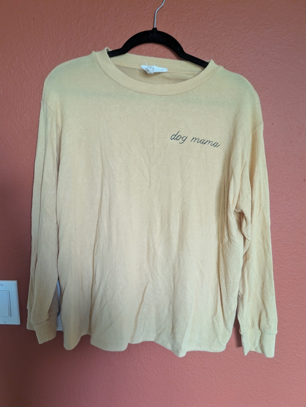 Sadie & Sage Long Sleeve Tee Yellow Small